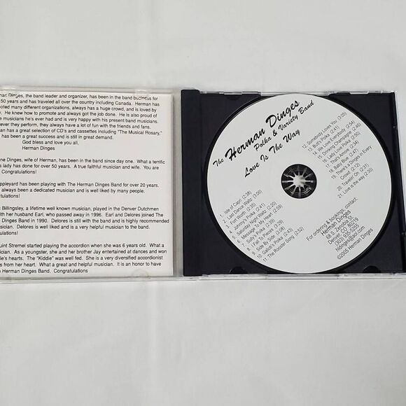The Herman Dinges Polka & Variety Band – Love Is The Way Vol. 9 CD - Picture 2 of 4